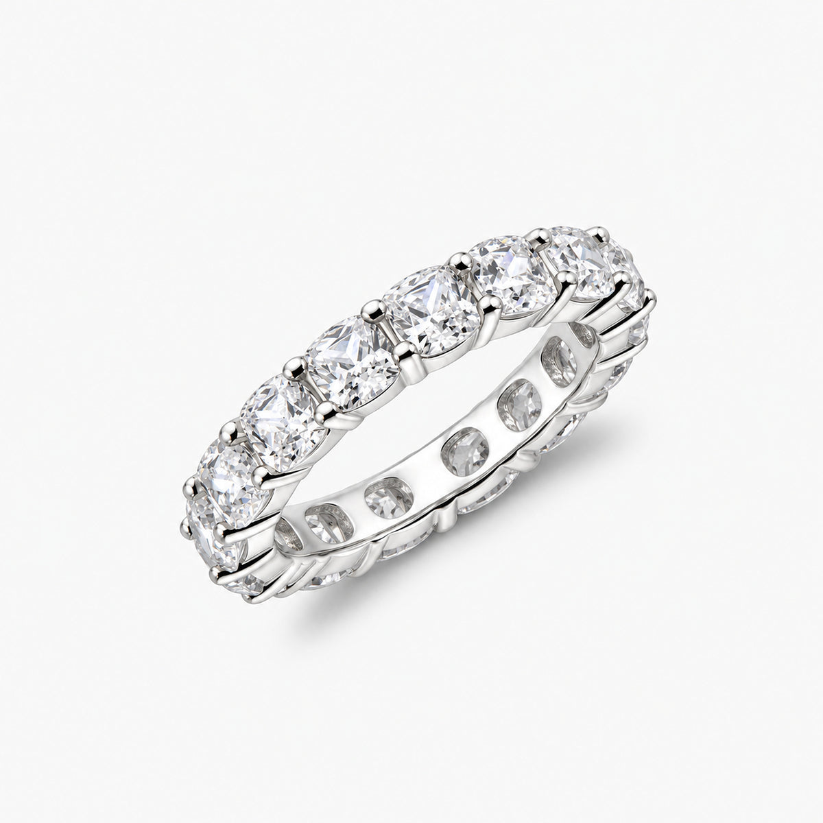 Chiara Cushion Eternity Band