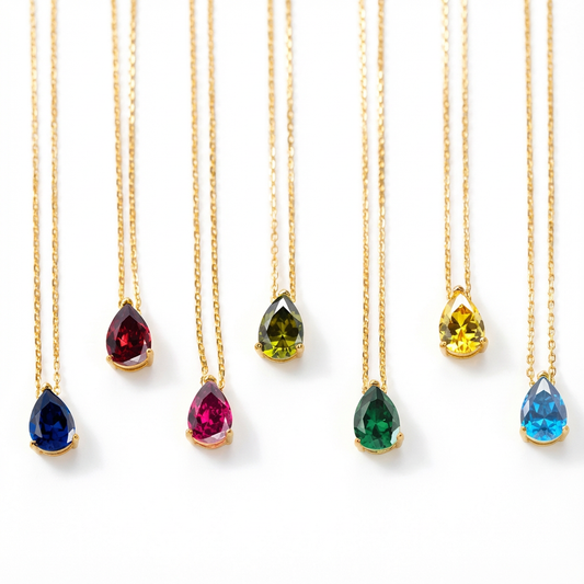 Spotlight Birthstone Crystal Pendant Necklace