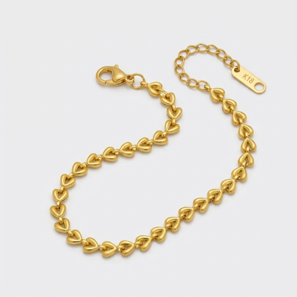 Chain Of Hearts Bracelet