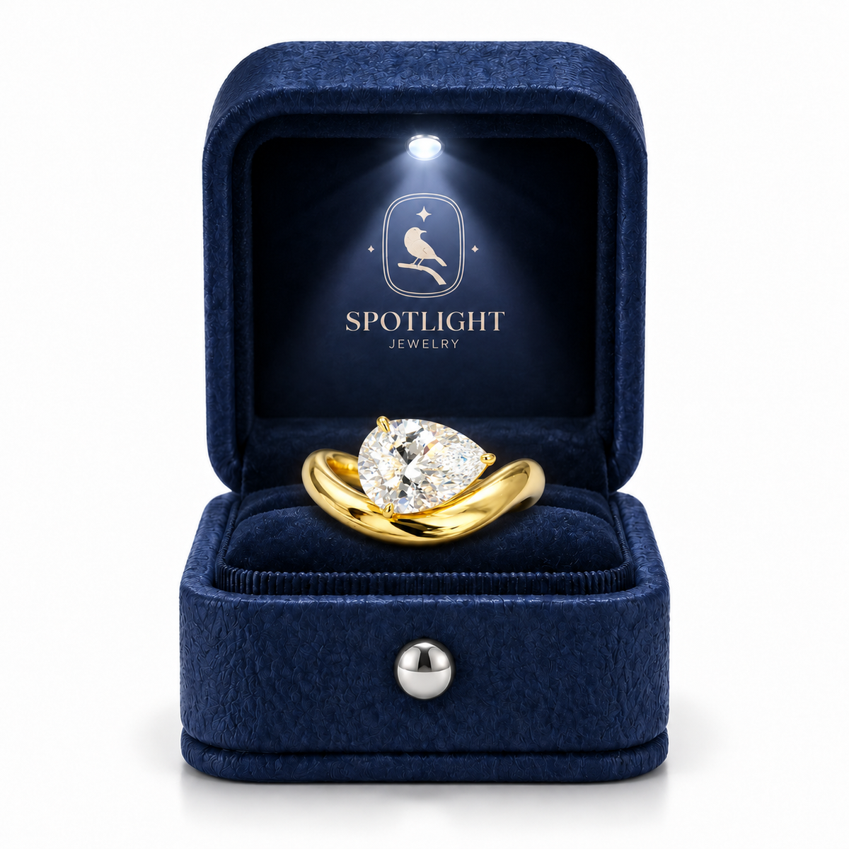 Goccia Pear Ring