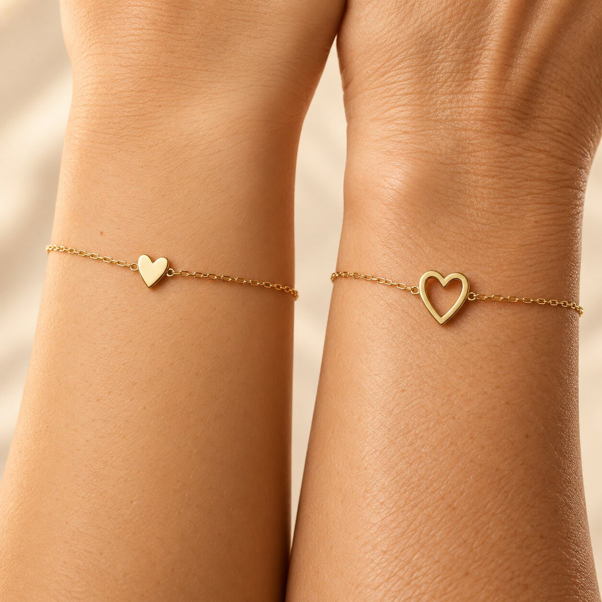 Matching Hearts Bracelet