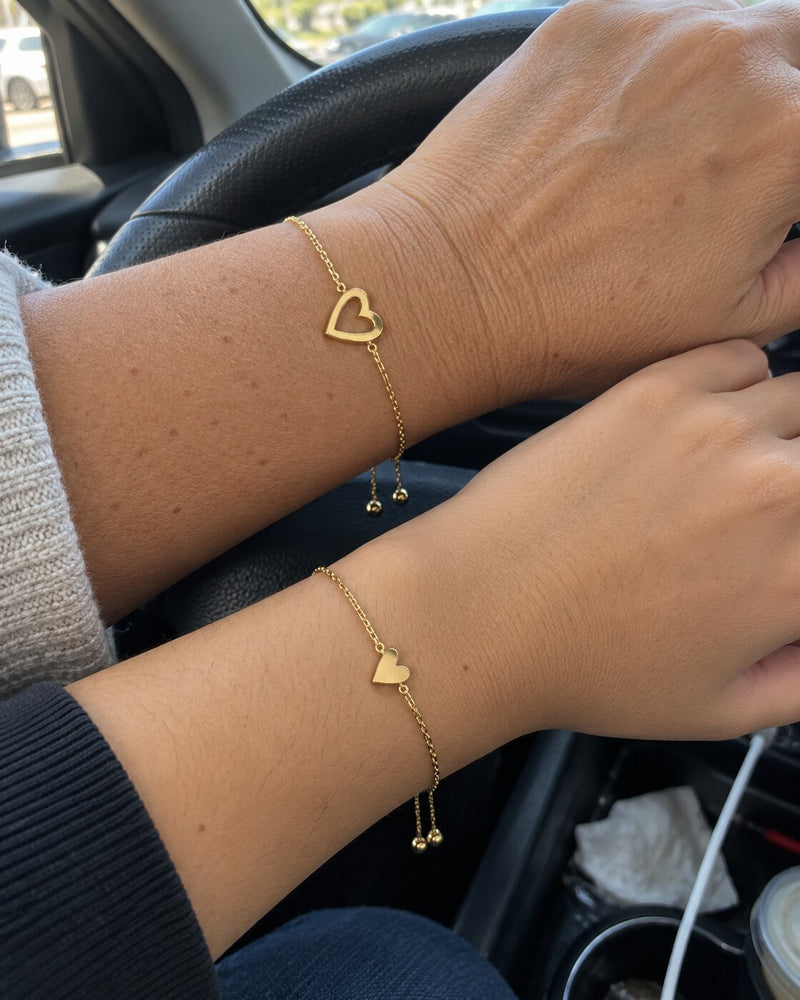 Matching Hearts Bracelet