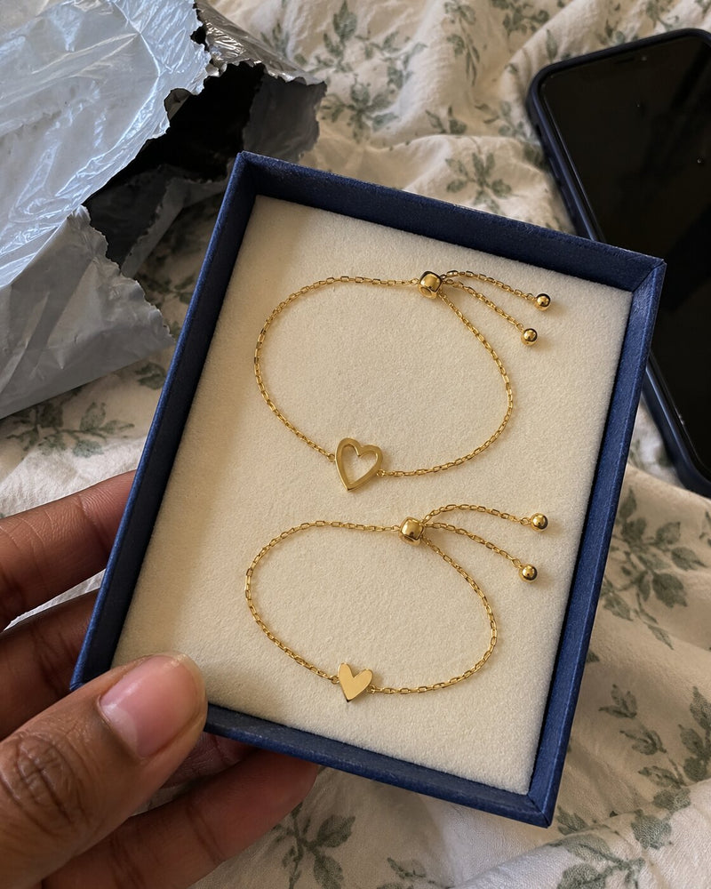 Matching Hearts Bracelet