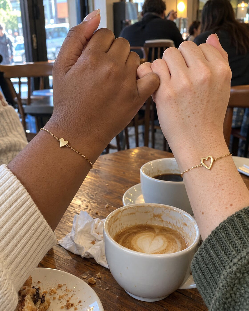 Matching Hearts Bracelet