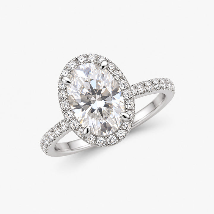 Ilaria Oval Halo Ring