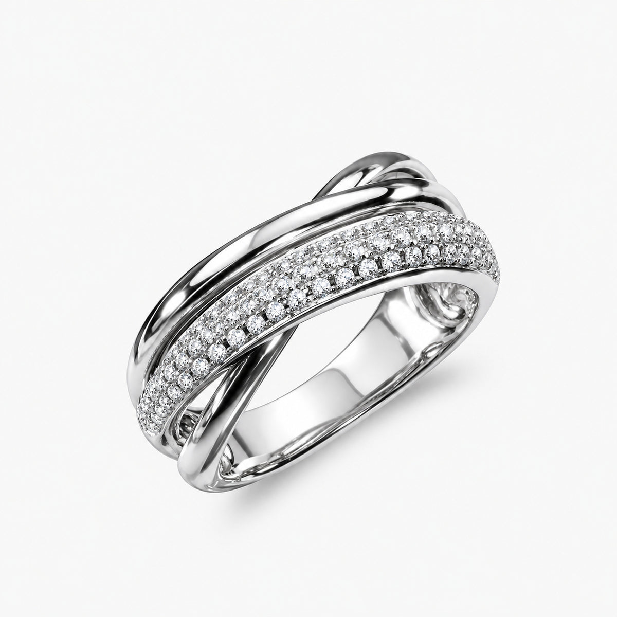 Intreccio Crossover Ring