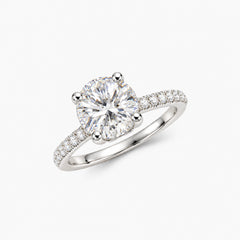 Luce Round Solitaire Ring
