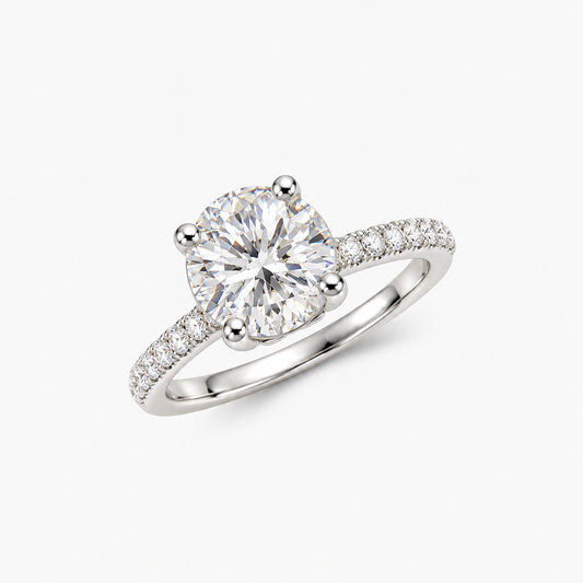 Luce Round Solitaire Ring