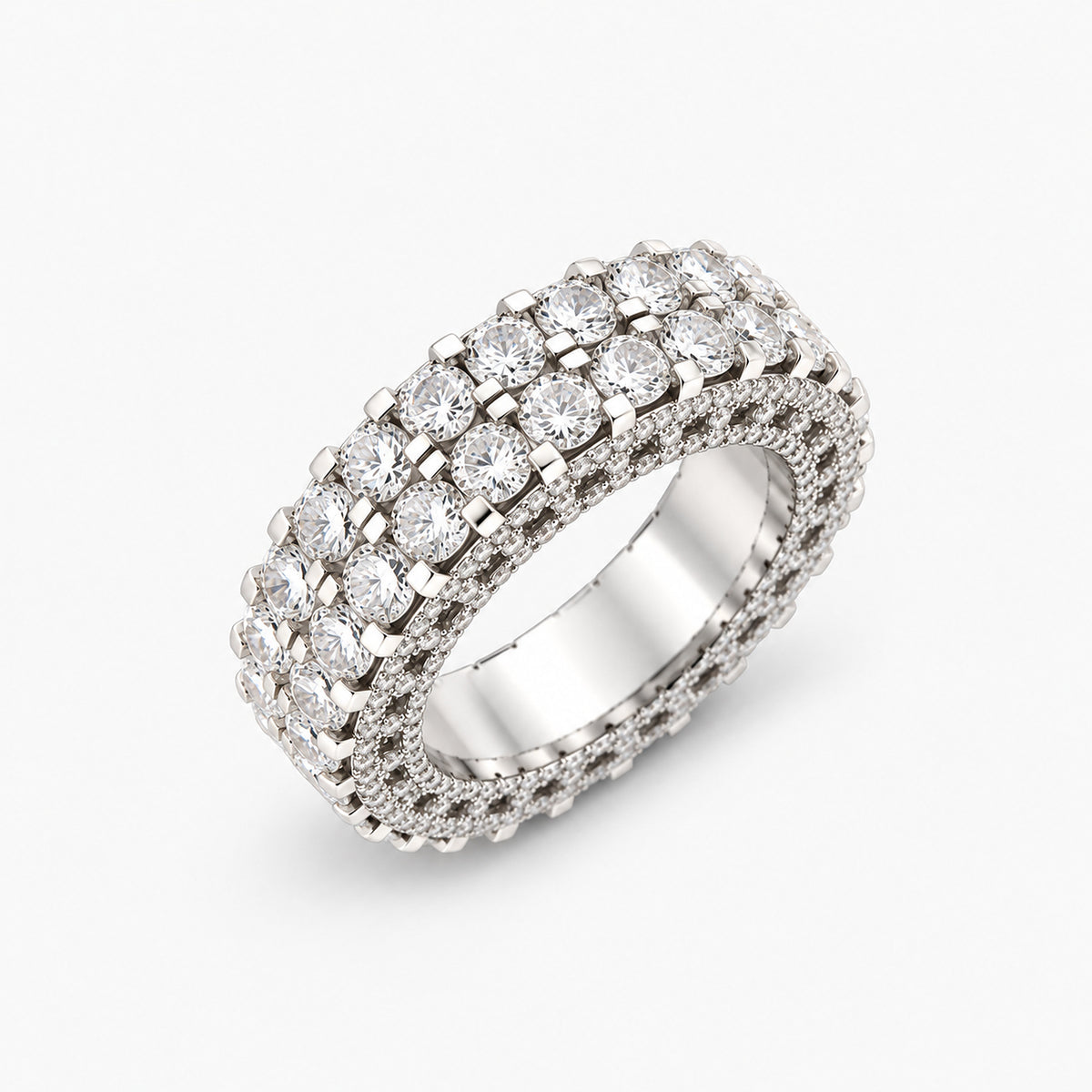 Mia Double Pavé Ring