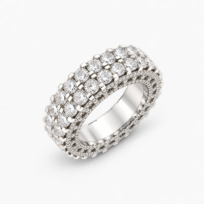 Mia Double Pavé Ring