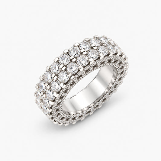 Mia Double Pavé Ring