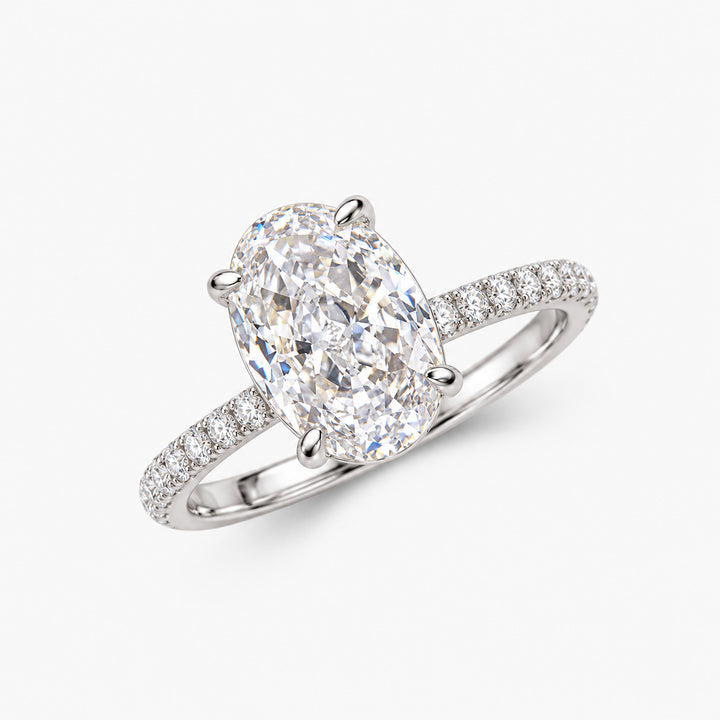 Ottavia Oval Pavé Ring