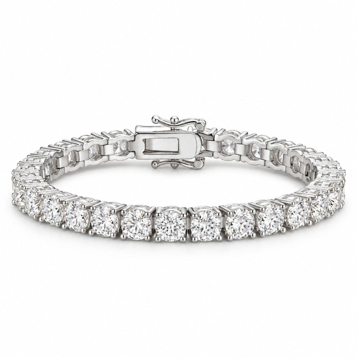 Moissanite tennis bracelet