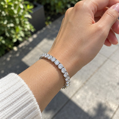 Moissanite tennis bracelet