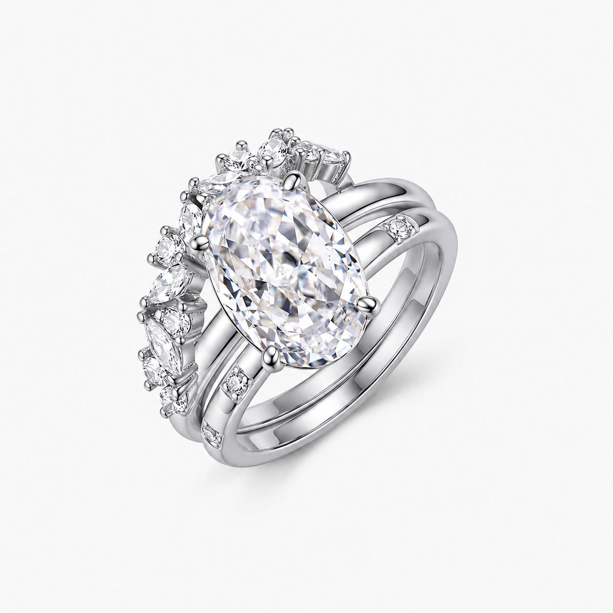 Three Rings Set - Oval Cut