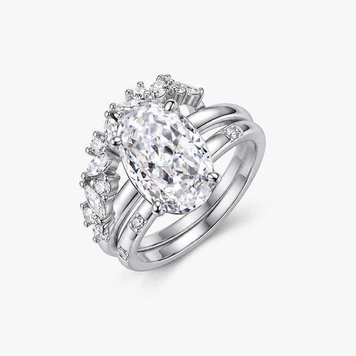 Three Rings Set - Oval Cut